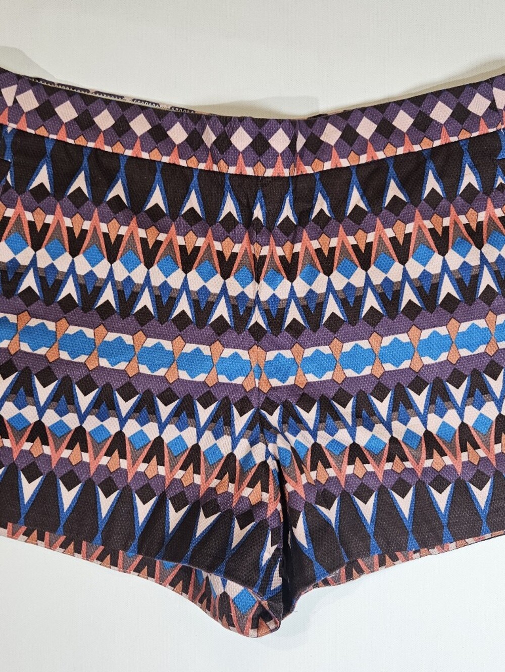J. Crew Jacquard Boardwalk Shorts Womens 8 Multicolor Southwestern Aztec Boho